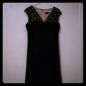 Black/Nude Lacey Dress